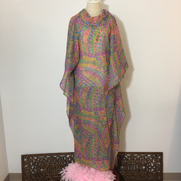 Stella Fagin Dresses & Skirts - Vintage Stella Fagin Loungewear muumuu Maxi dress